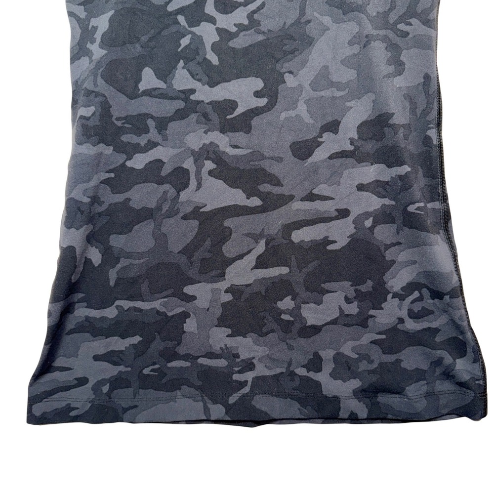 Lululemon Black Gray Camo Cool Racerback Tank Top Womens Size 4 Estimated - Picture 4 of 9